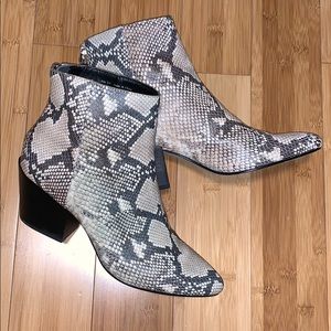 Dolce Vita snake booties